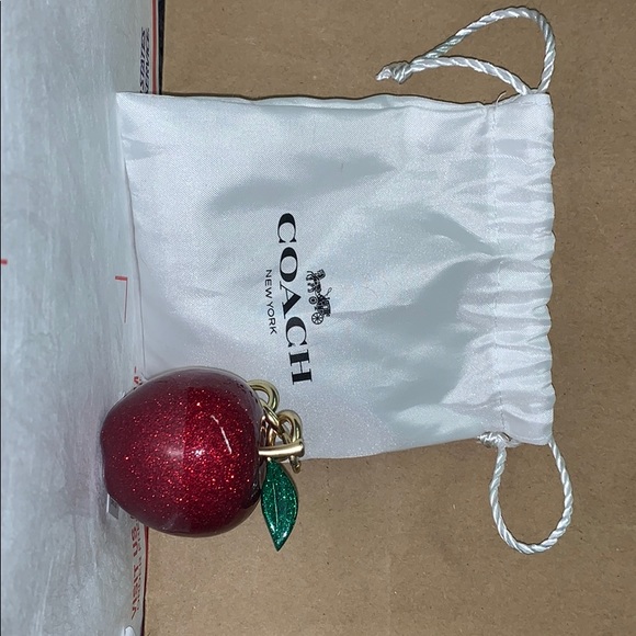 Coach Apple Bag Charm - Picture 2 of 4